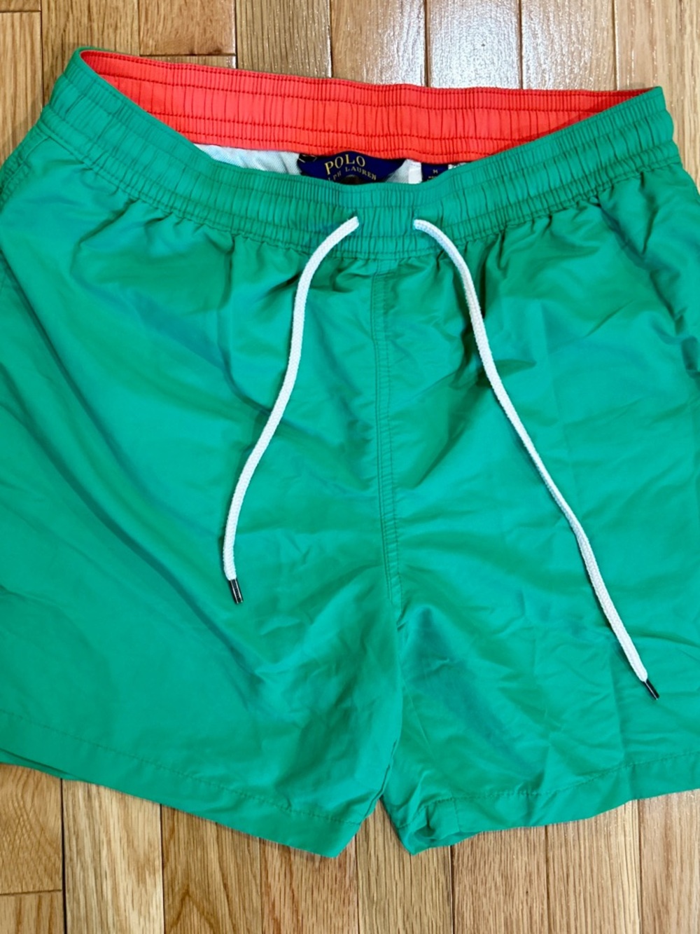 Polo Ralph Lauren Men's Traveller Swim Shorts in Preppy Green Size Medium